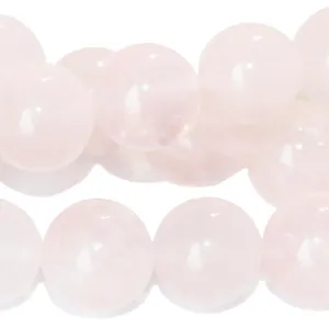 Dakota Stones Rose Quartz 12mm Round Bead Strand