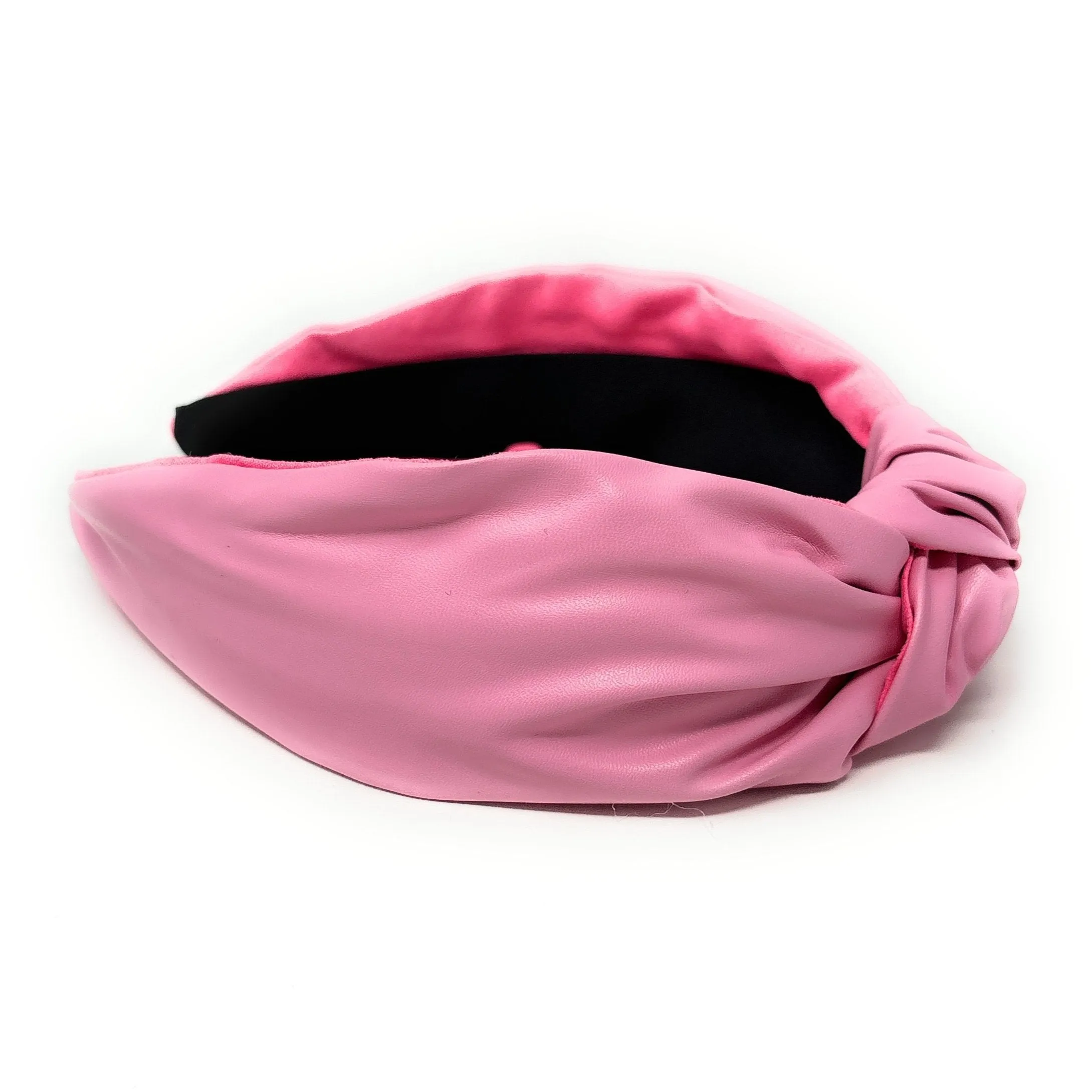 Della Light Pink Vegan Knot Headband