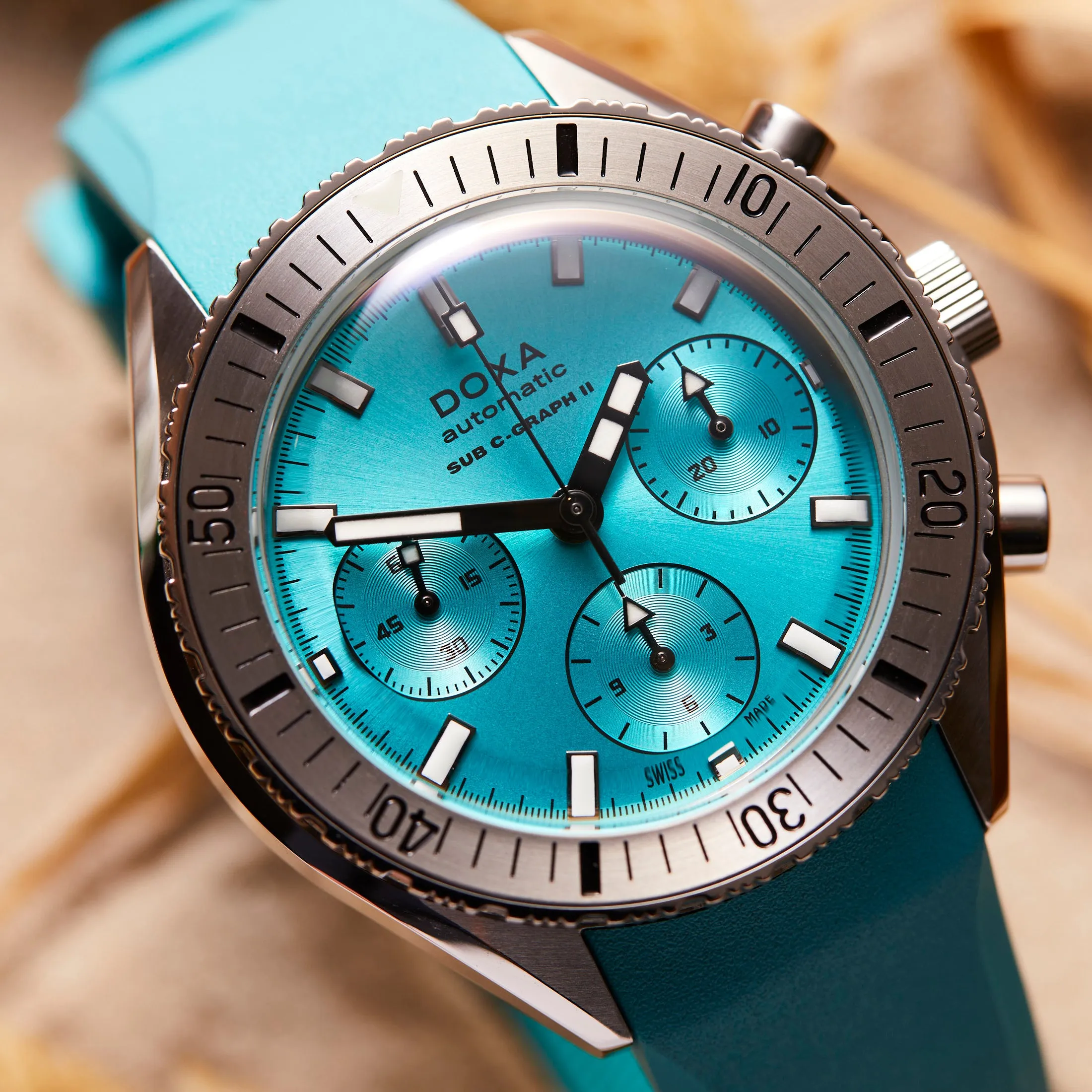 Doxa 200 C-Graph II - Aquamarine (Turquoise)