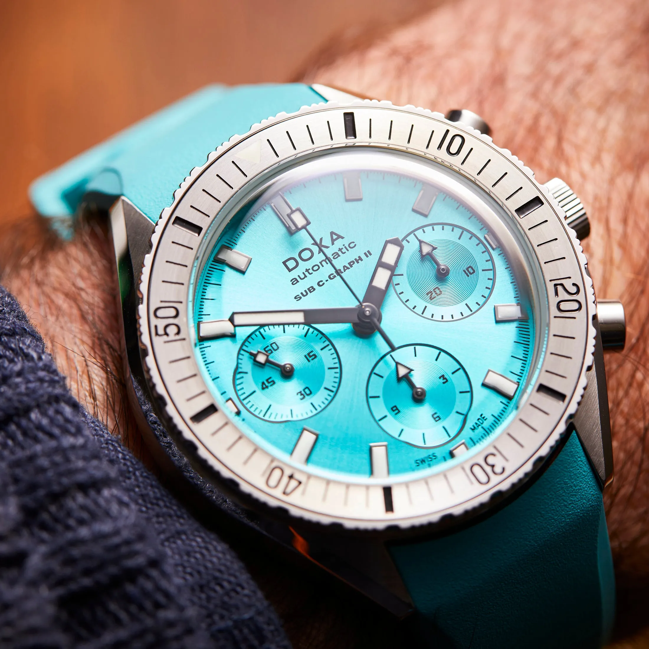 Doxa 200 C-Graph II - Aquamarine (Turquoise)