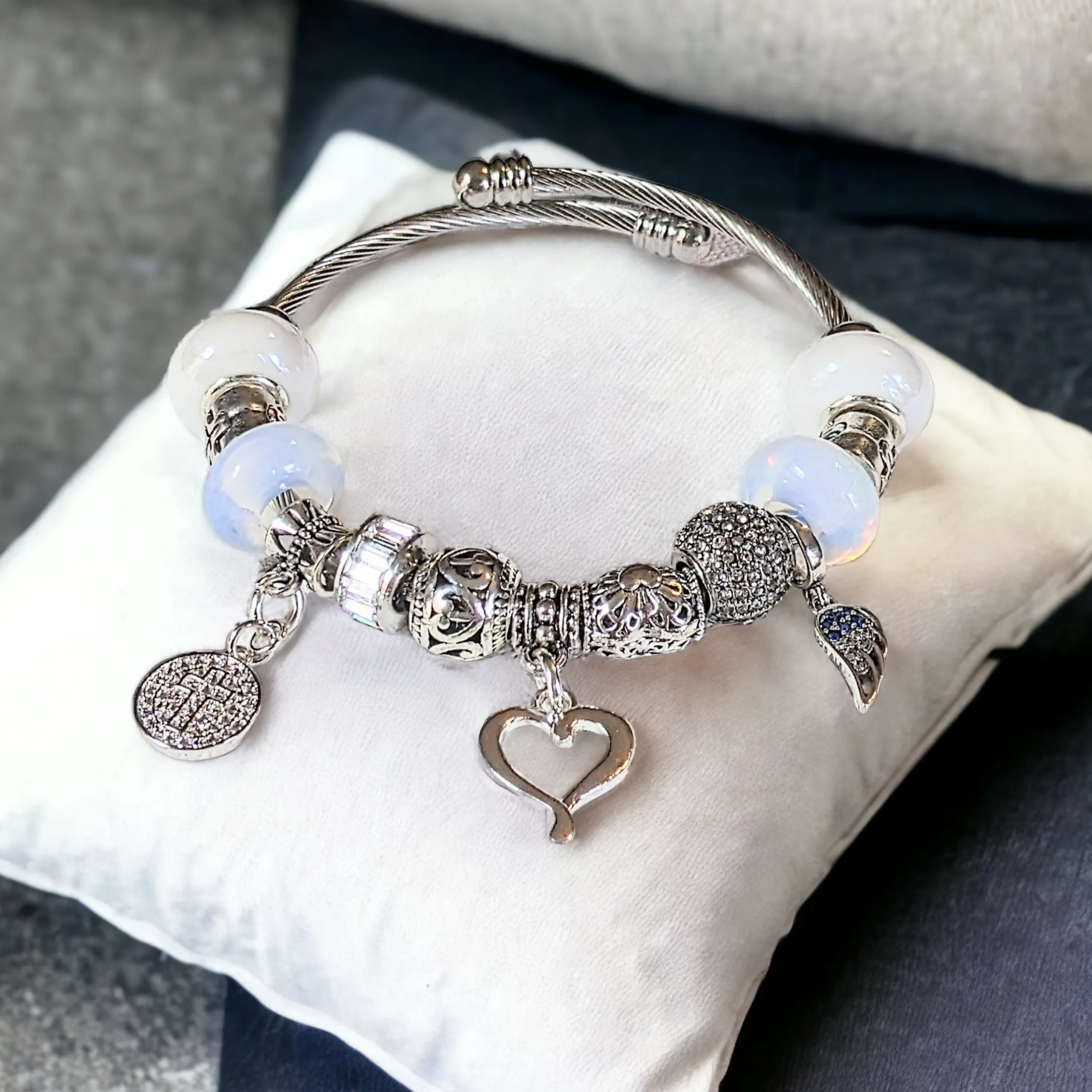Easy Wrap Memorial Cuff Bracelet