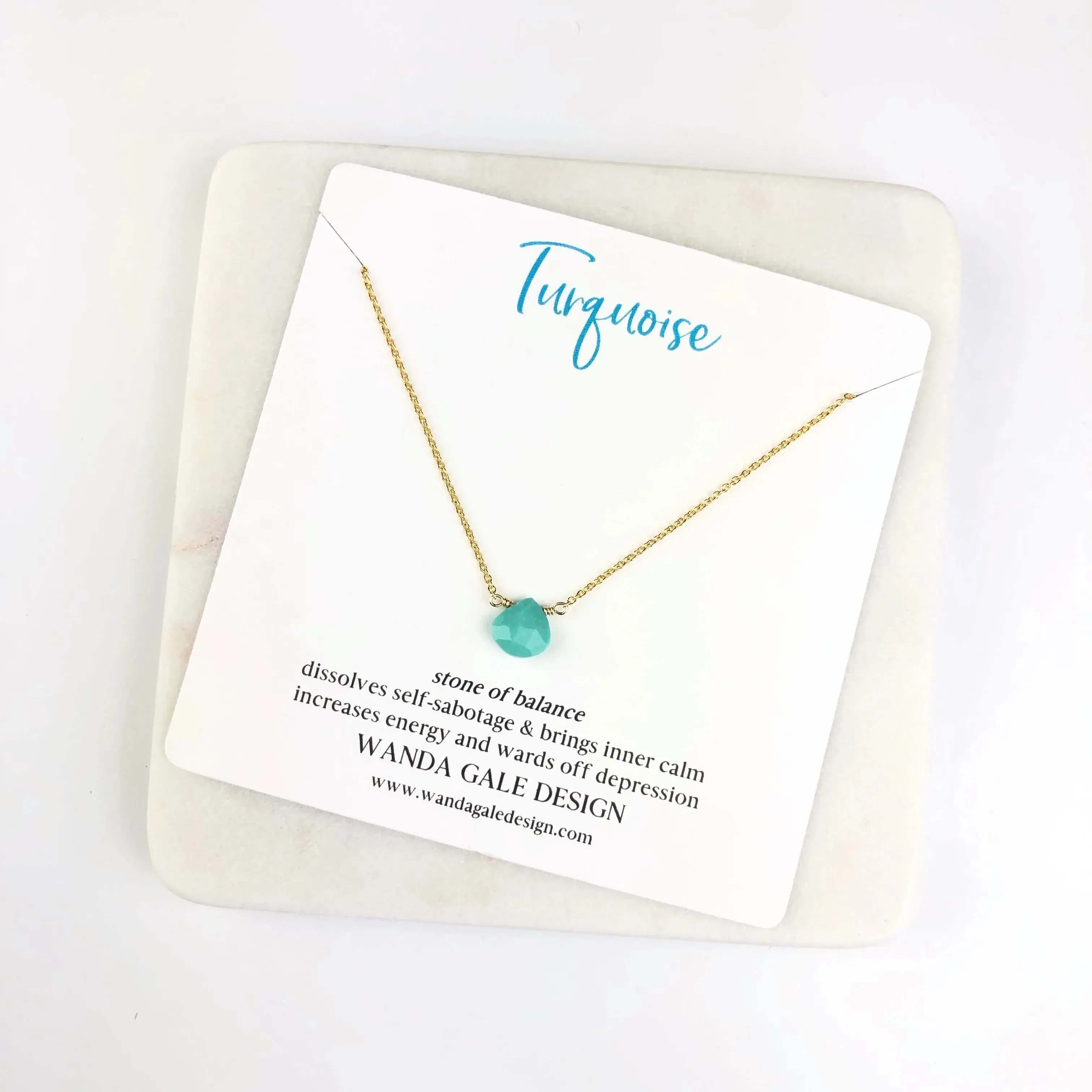 Energy stone necklace - Rose Quartz