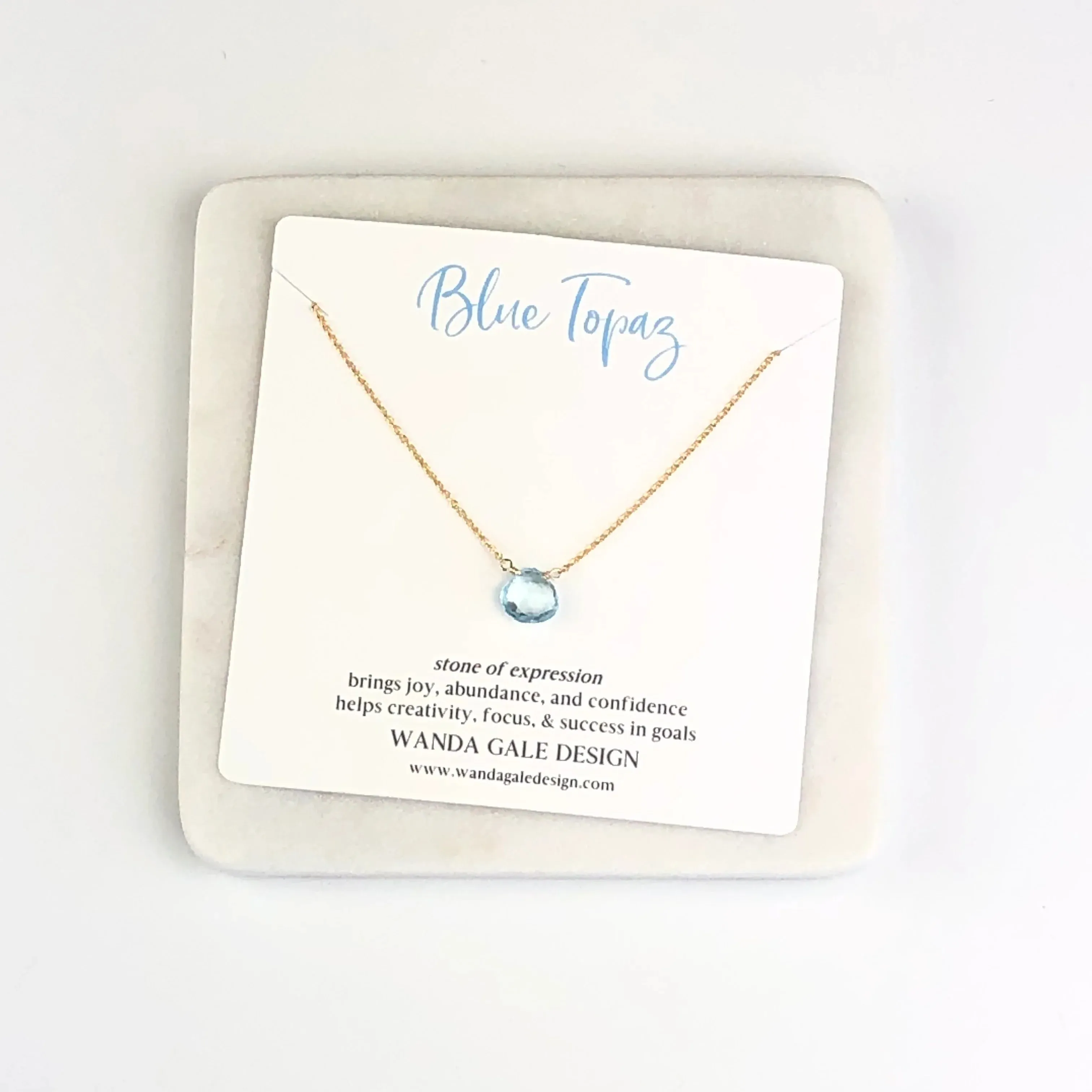 Energy stone necklace - Rose Quartz
