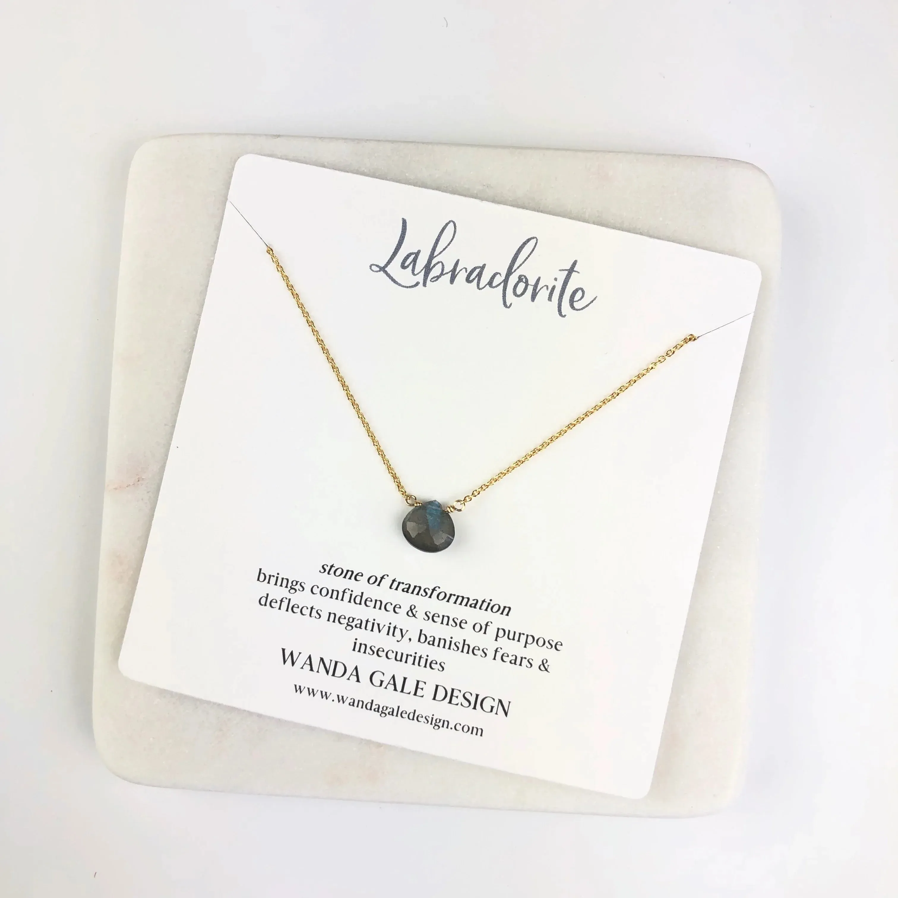 Energy stone necklace - Rose Quartz