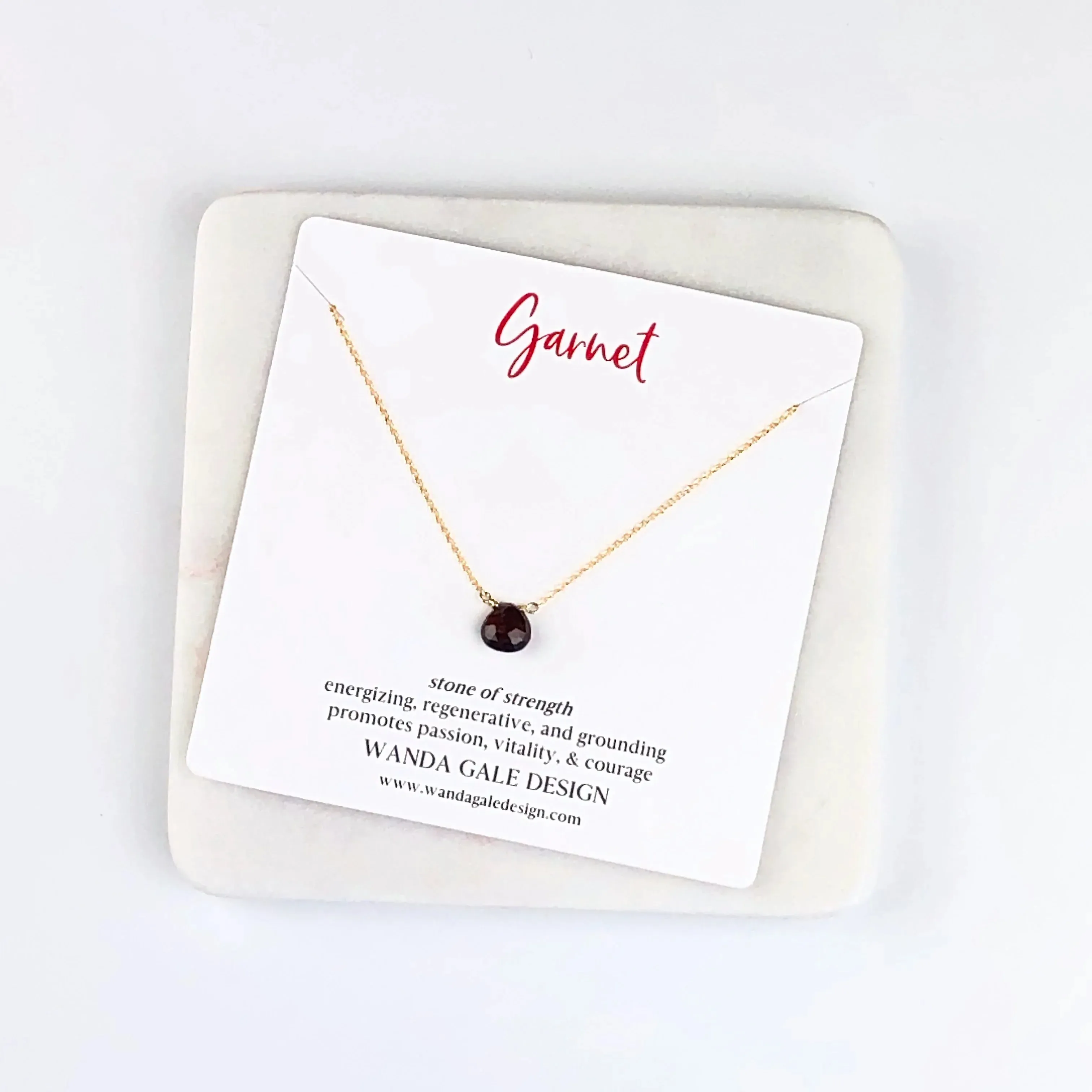 Energy stone necklace - Rose Quartz
