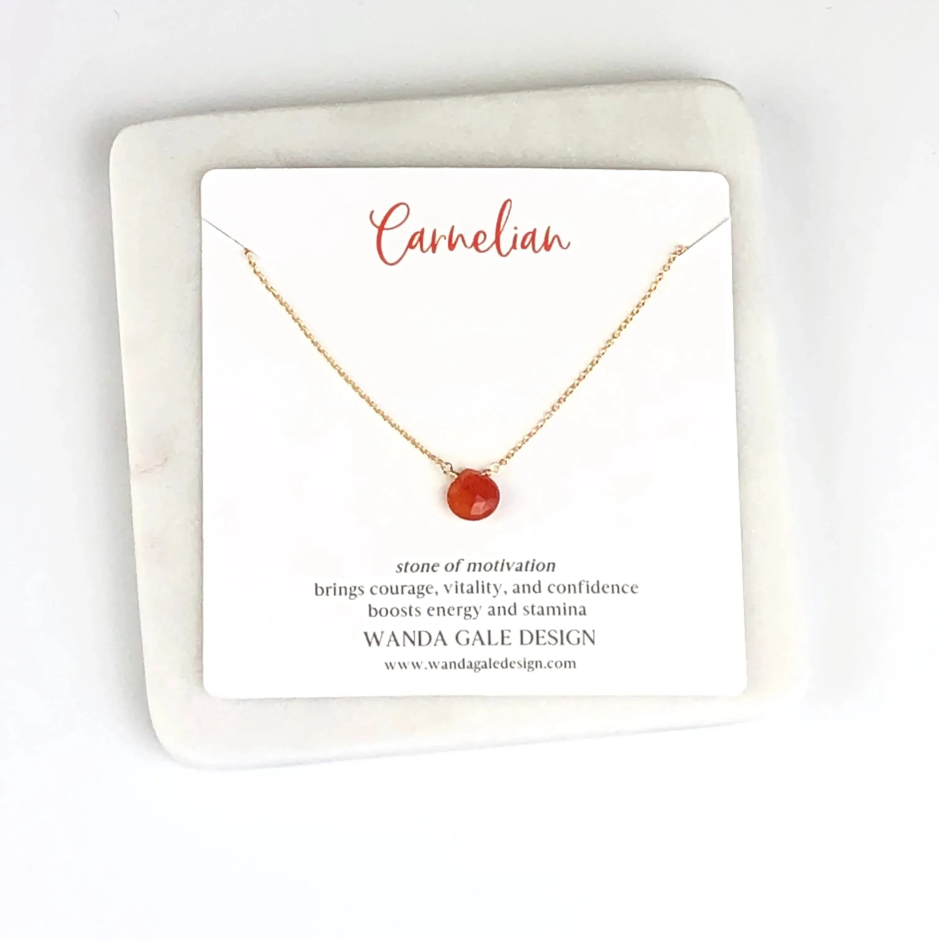 Energy stone necklace - Rose Quartz