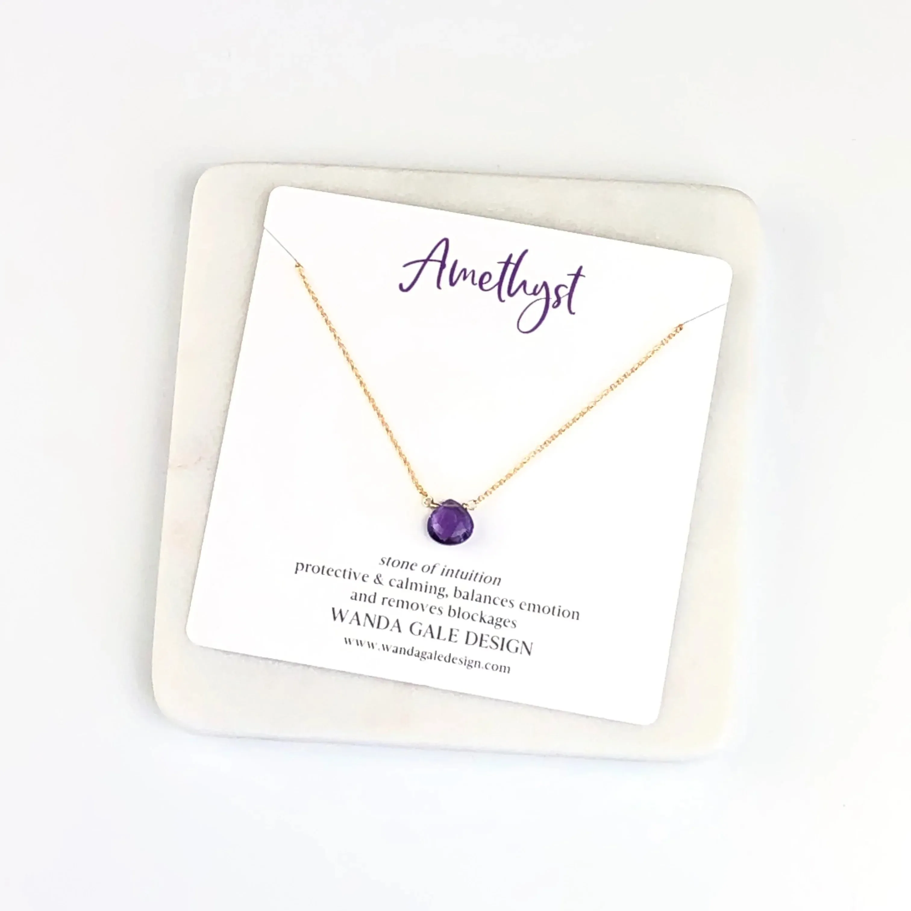 Energy stone necklace - Rose Quartz