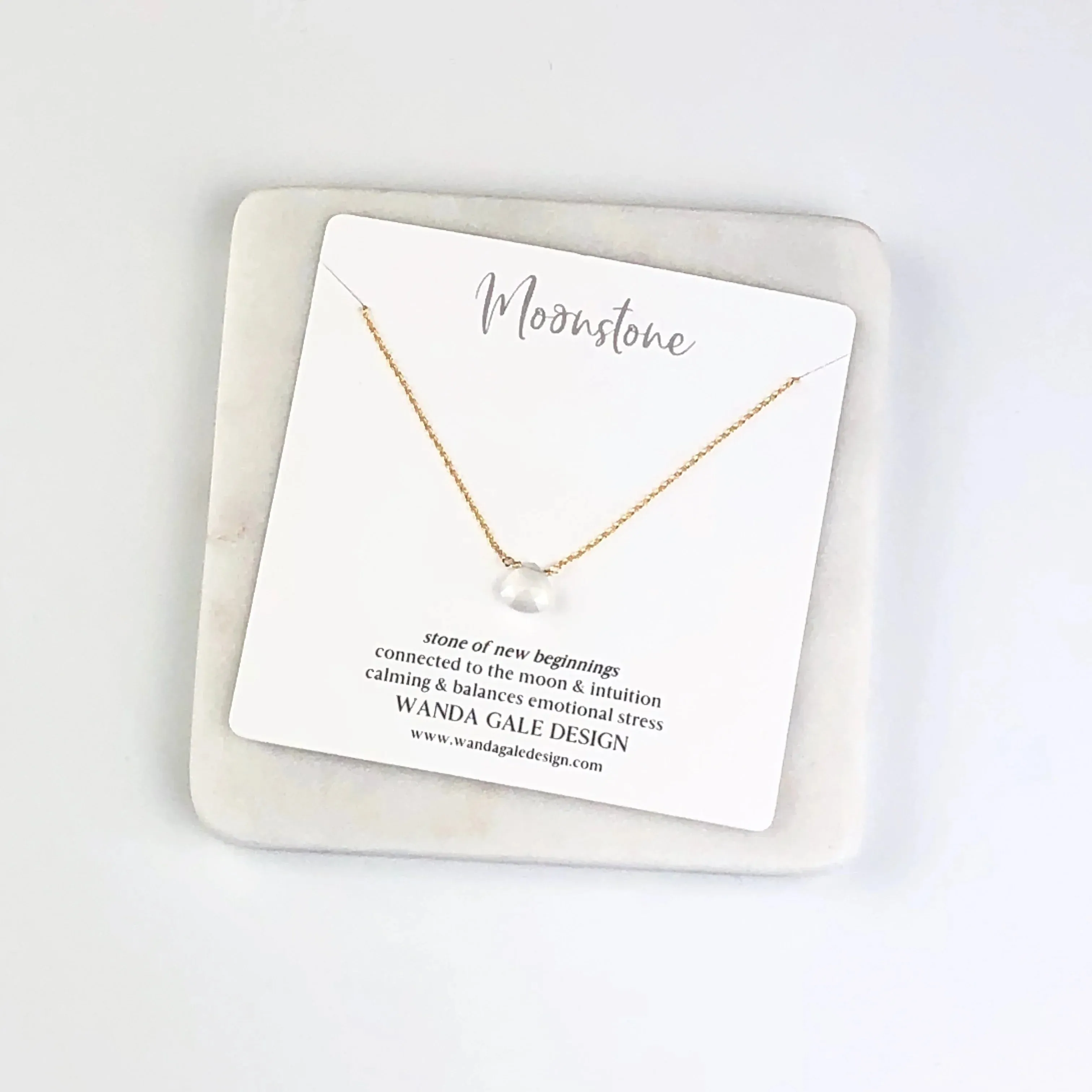 Energy stone necklace - Rose Quartz