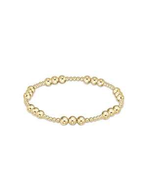 enewton Classic Joy Pattern Gold Bead Bracelet: 6mm