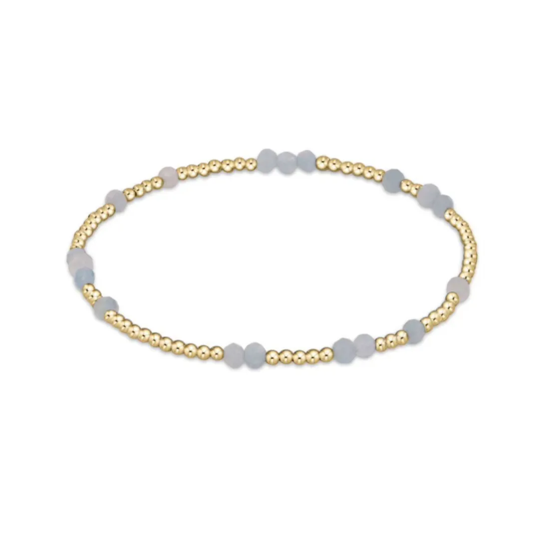 Enewton Hope Unwritten Gemstone Aquamarine Beaded Bracelet