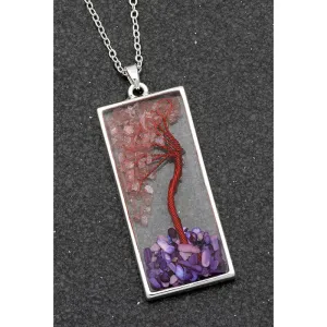 Equilibrium Tree Of Life Oblong Necklace
