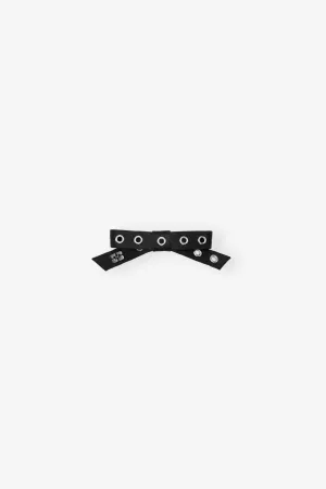 EYELET BOW BARRETTE