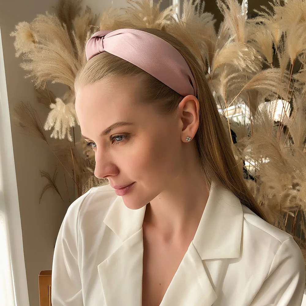 F3084 Satin Top Knot Headband