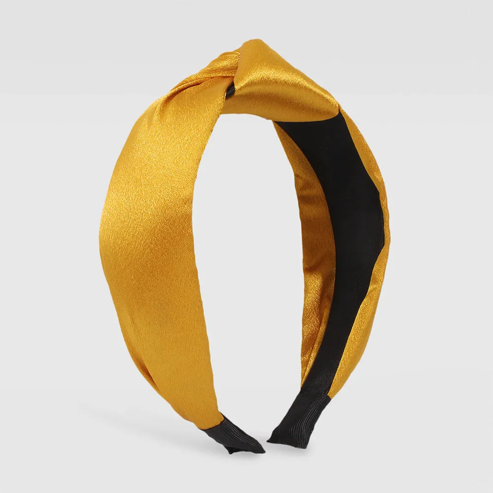 F3084 Satin Top Knot Headband