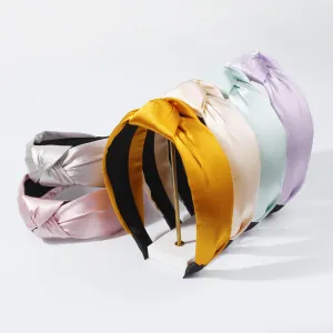 F3084 Satin Top Knot Headband