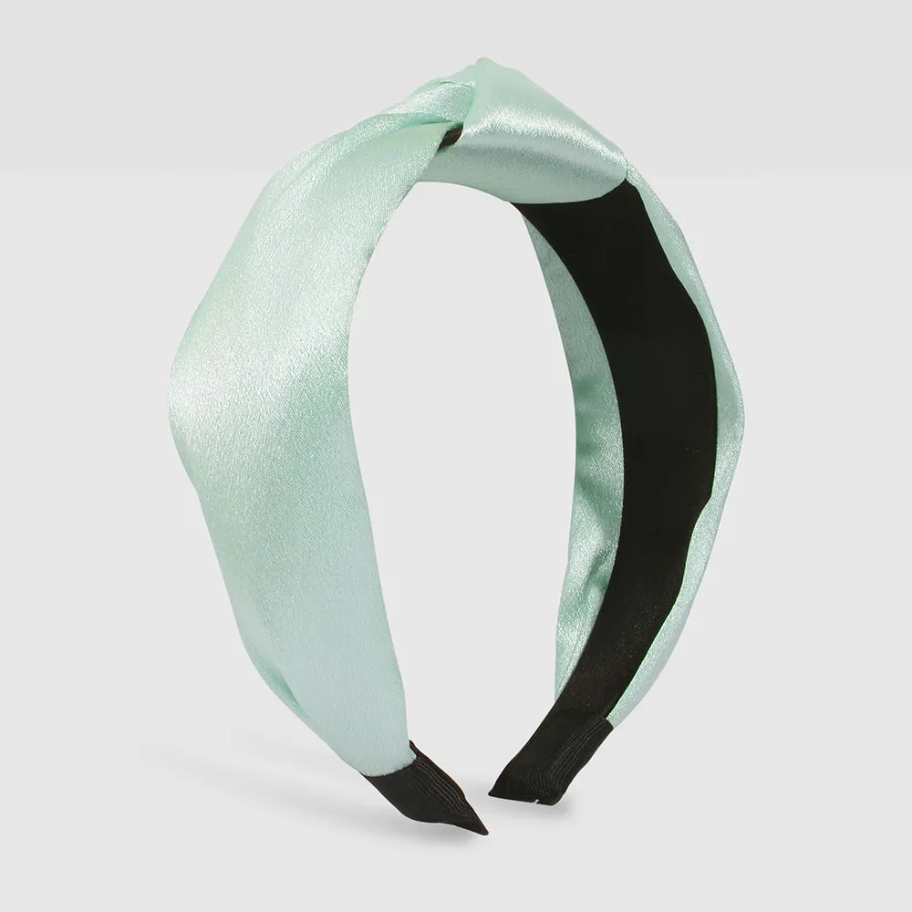 F3084 Satin Top Knot Headband