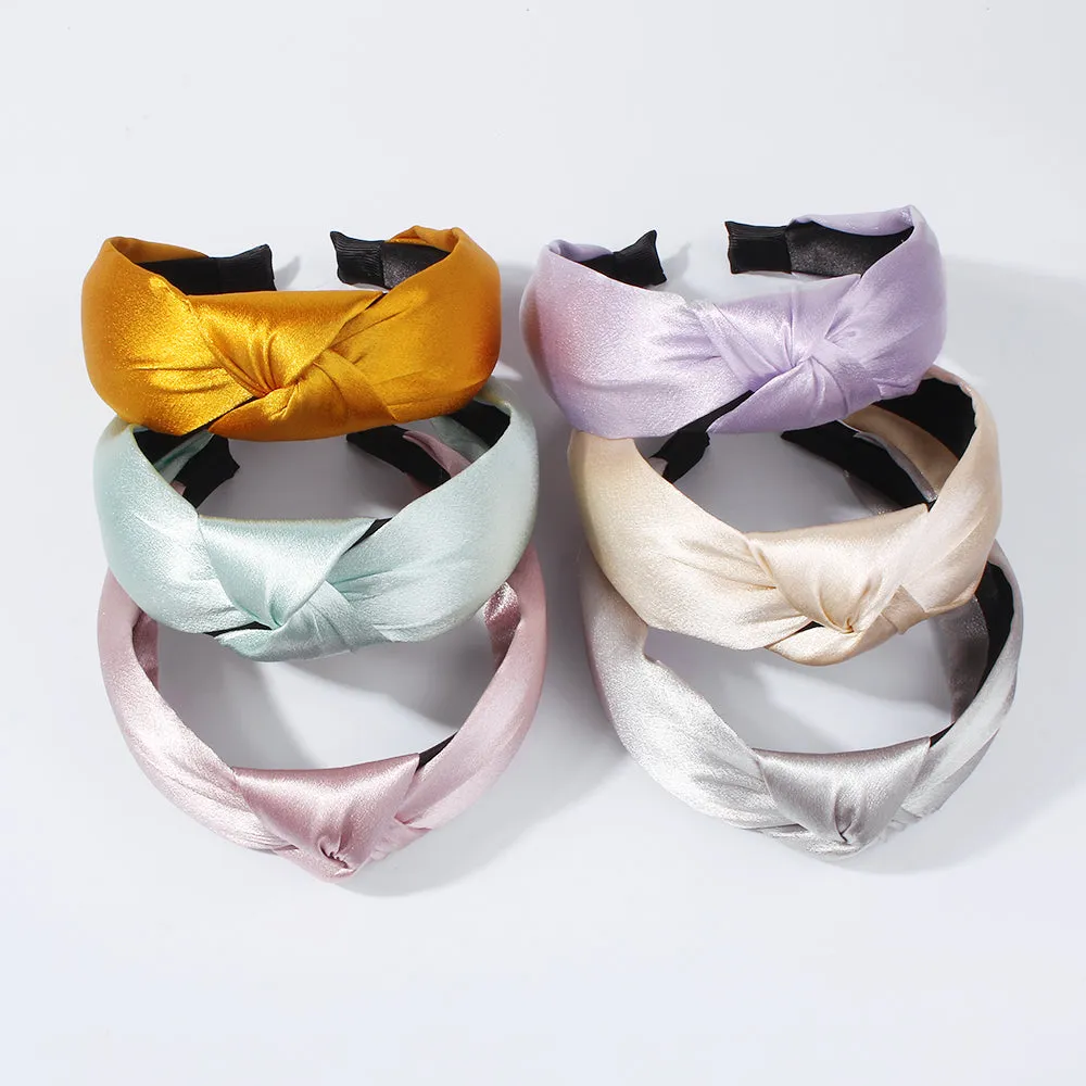 F3084 Satin Top Knot Headband