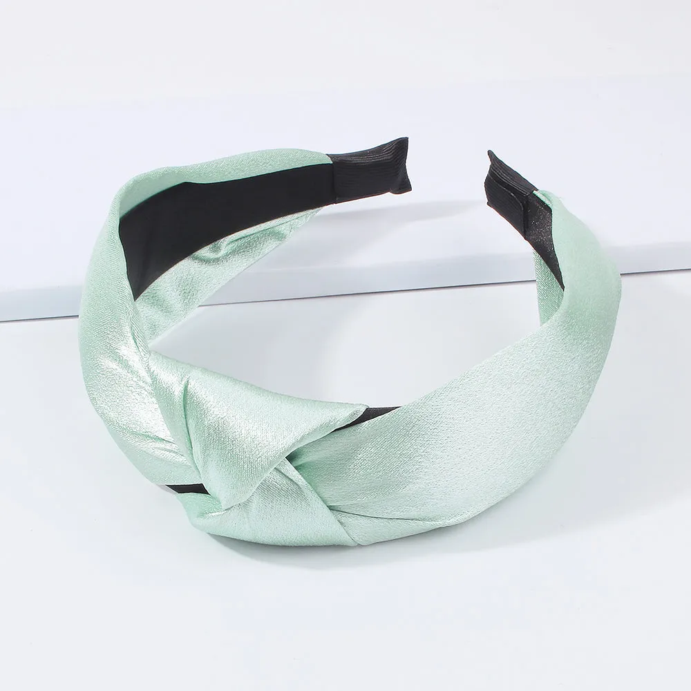 F3084 Satin Top Knot Headband