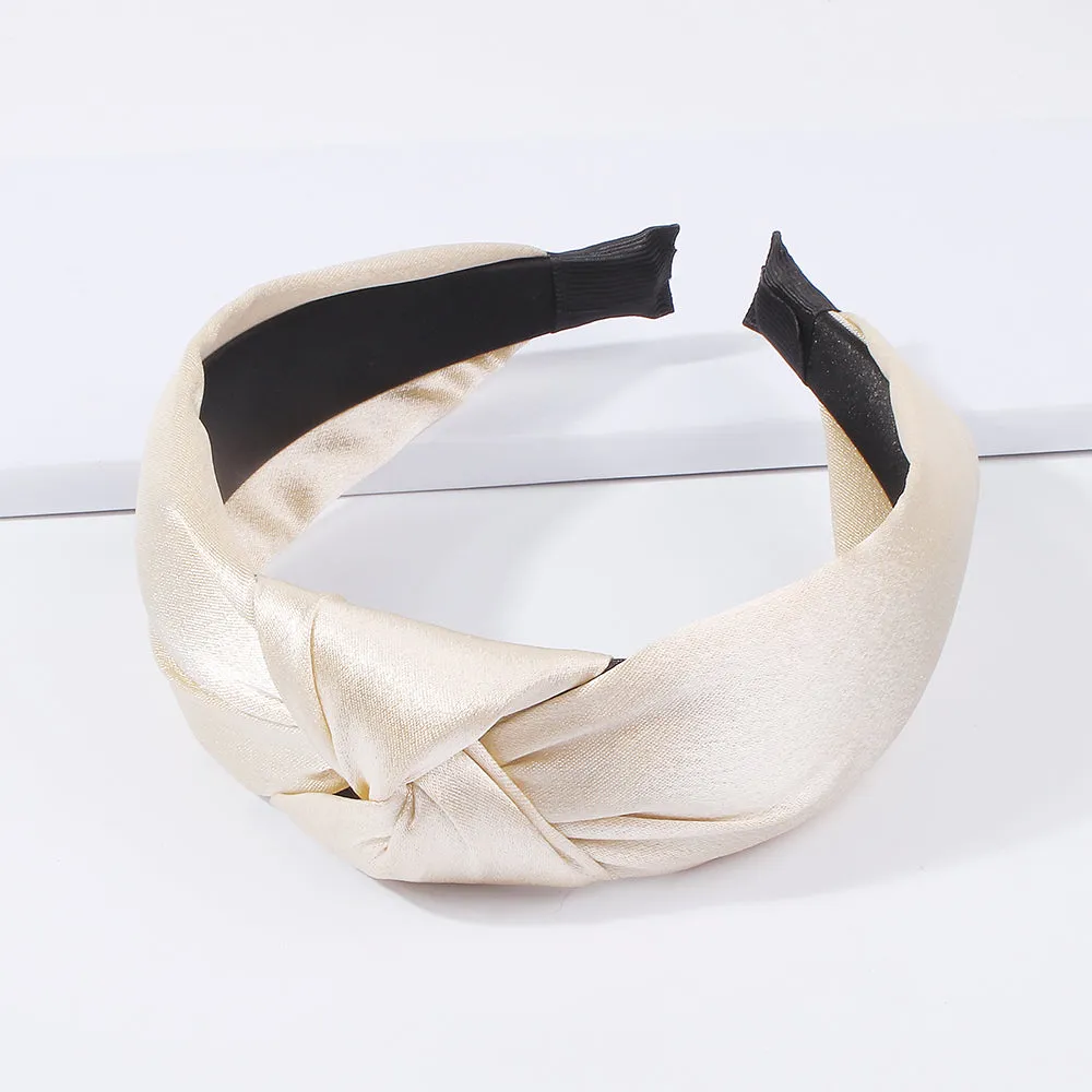 F3084 Satin Top Knot Headband