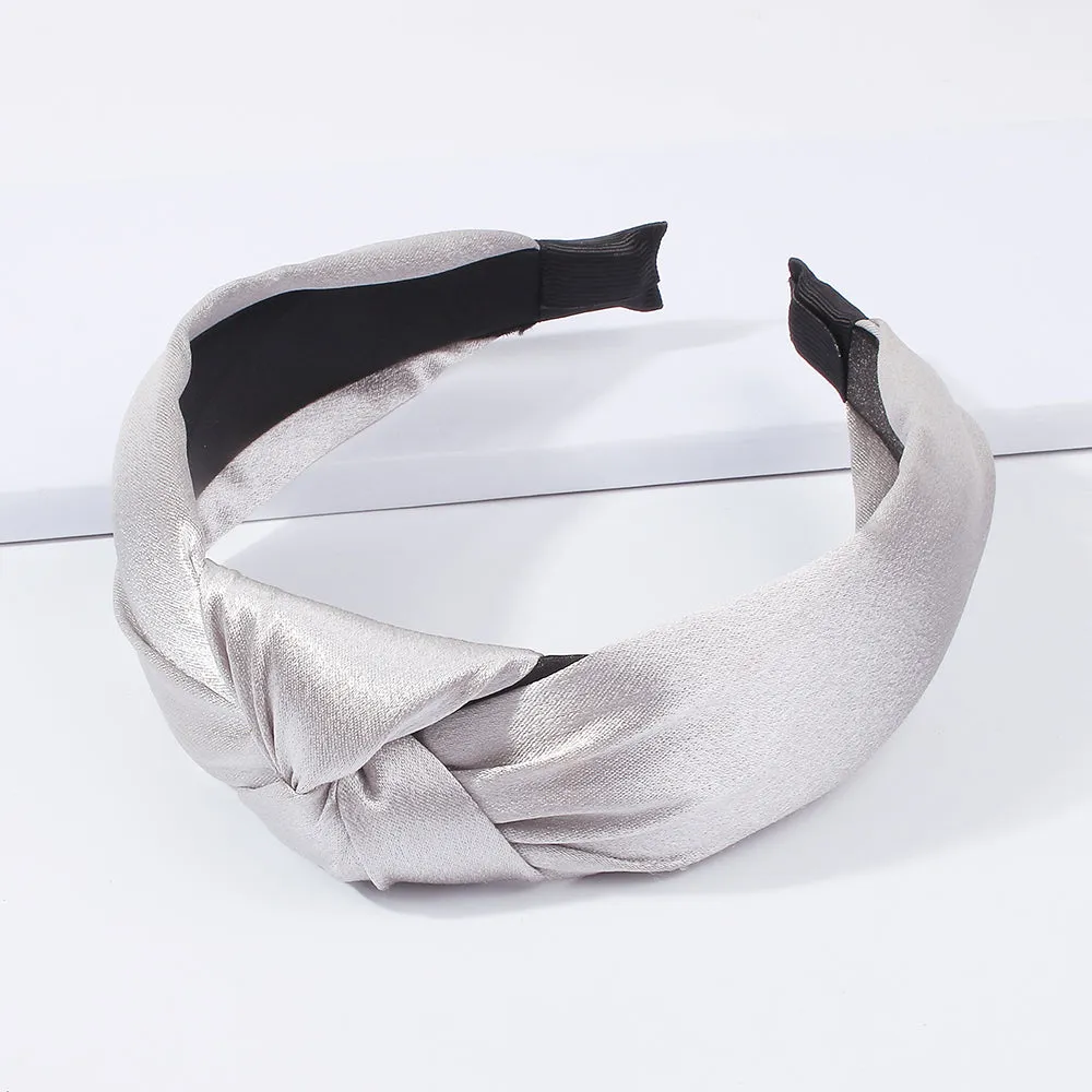 F3084 Satin Top Knot Headband
