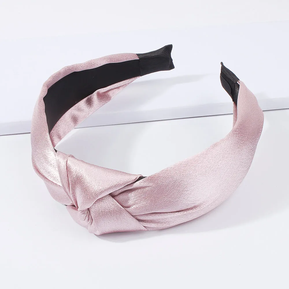 F3084 Satin Top Knot Headband