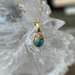 Fiery Opal Pendant