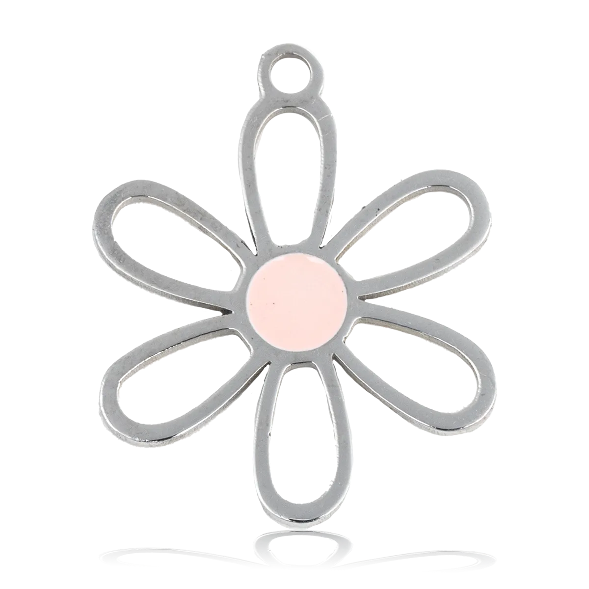 Flower Charm with Blue Opal Jade Charity Bracelet