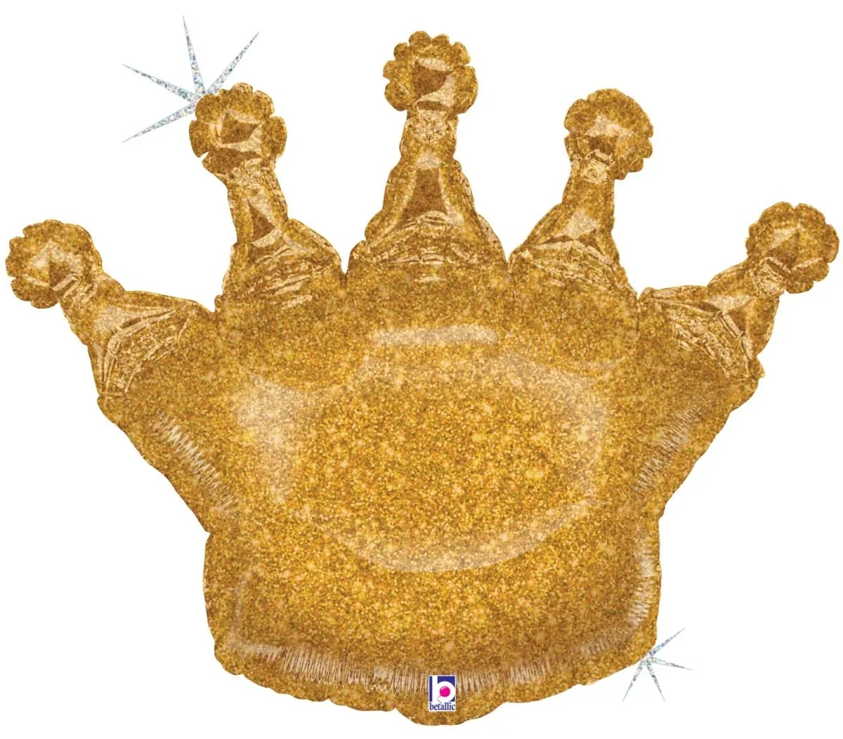 Foil Balloon Glittering Gold Crown   36inch