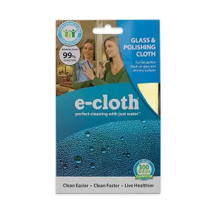 Glass and Polishing Cloth