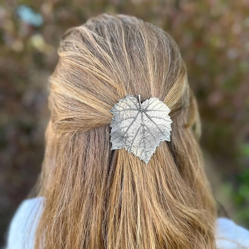 Grape Leaf Barrette