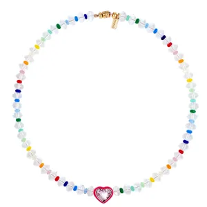 Heart Crystal Necklace