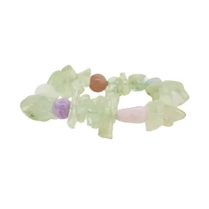 Hiddenite Nuggets with Amethyst, Moonstone, and Beryl