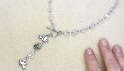 How to Make the Peace & Protection Necklace by Deb Floros