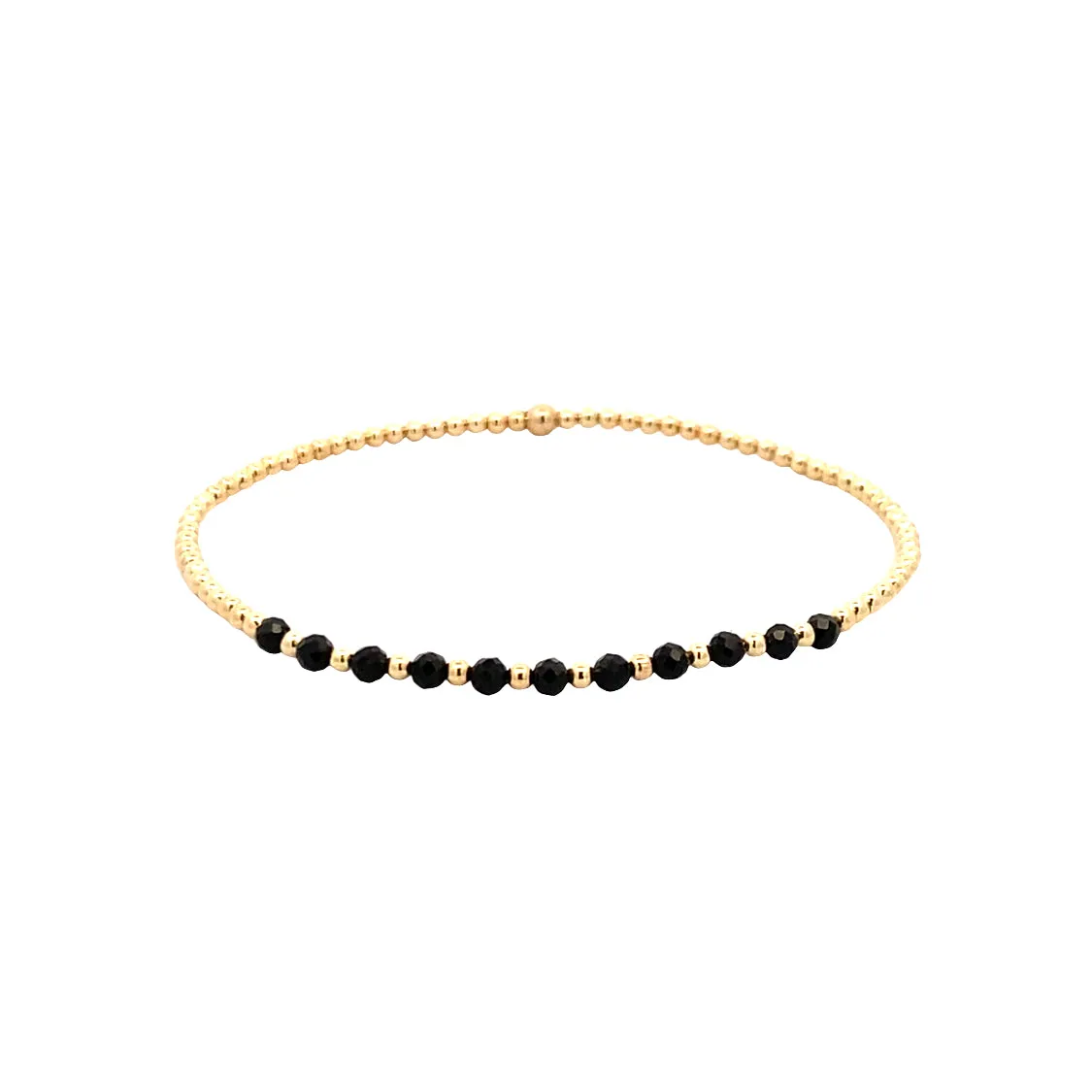 Karen Lazar Design Yellow Gold Spinel Beaded Bracelet