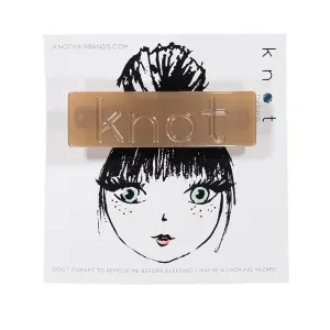 KNOT SIGNATURE BARRETTE
