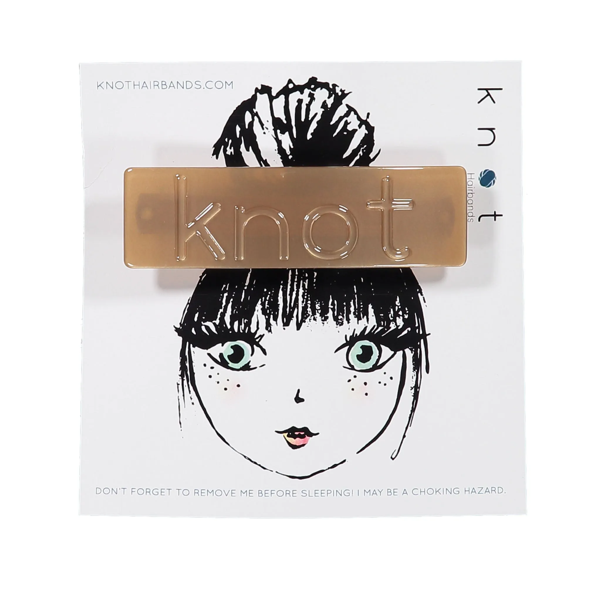 KNOT SIGNATURE BARRETTE