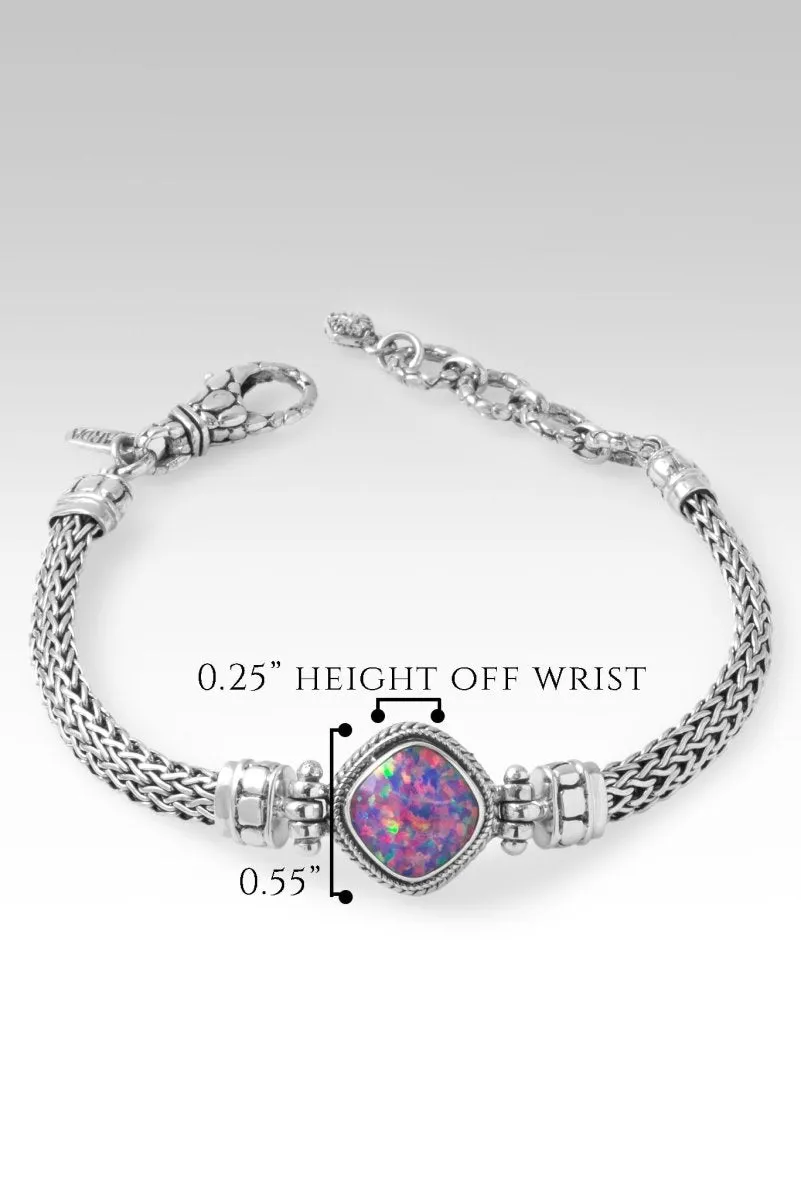 Lasting Change Bracelet™ in Multi Lavender Simulated Opal