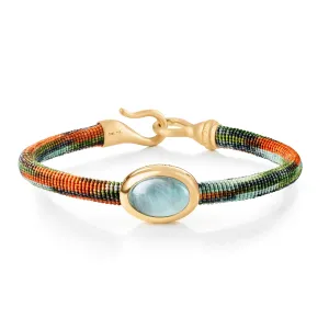 Life 6mm Tropic 18K Gold Bracelet w. Aquamarine