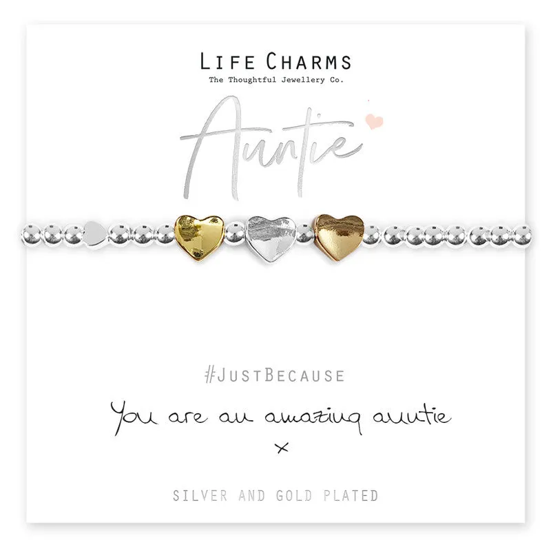 Life Charms Amazing Aunt Bracelet