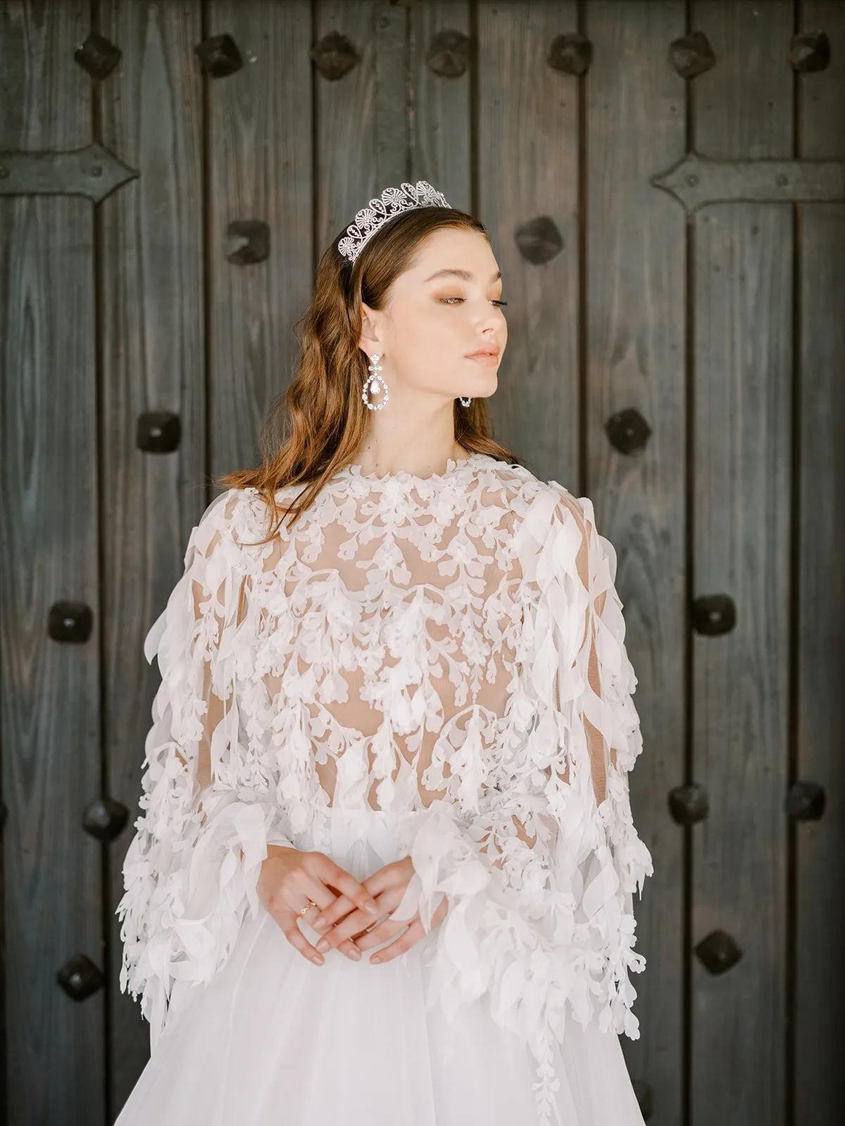 LILIBET Simulated Diamond Royal Bridal Crown