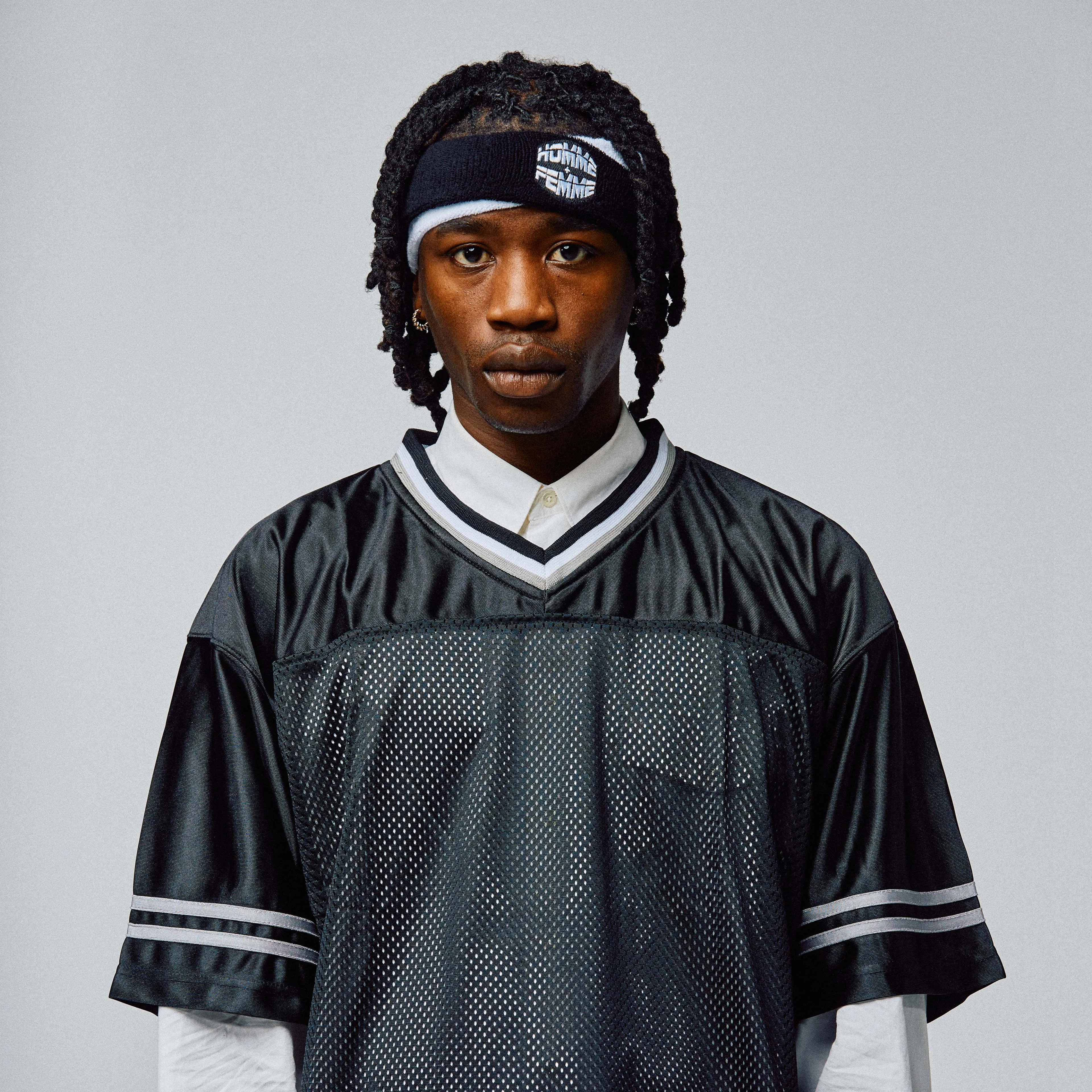 Logo Headband Black