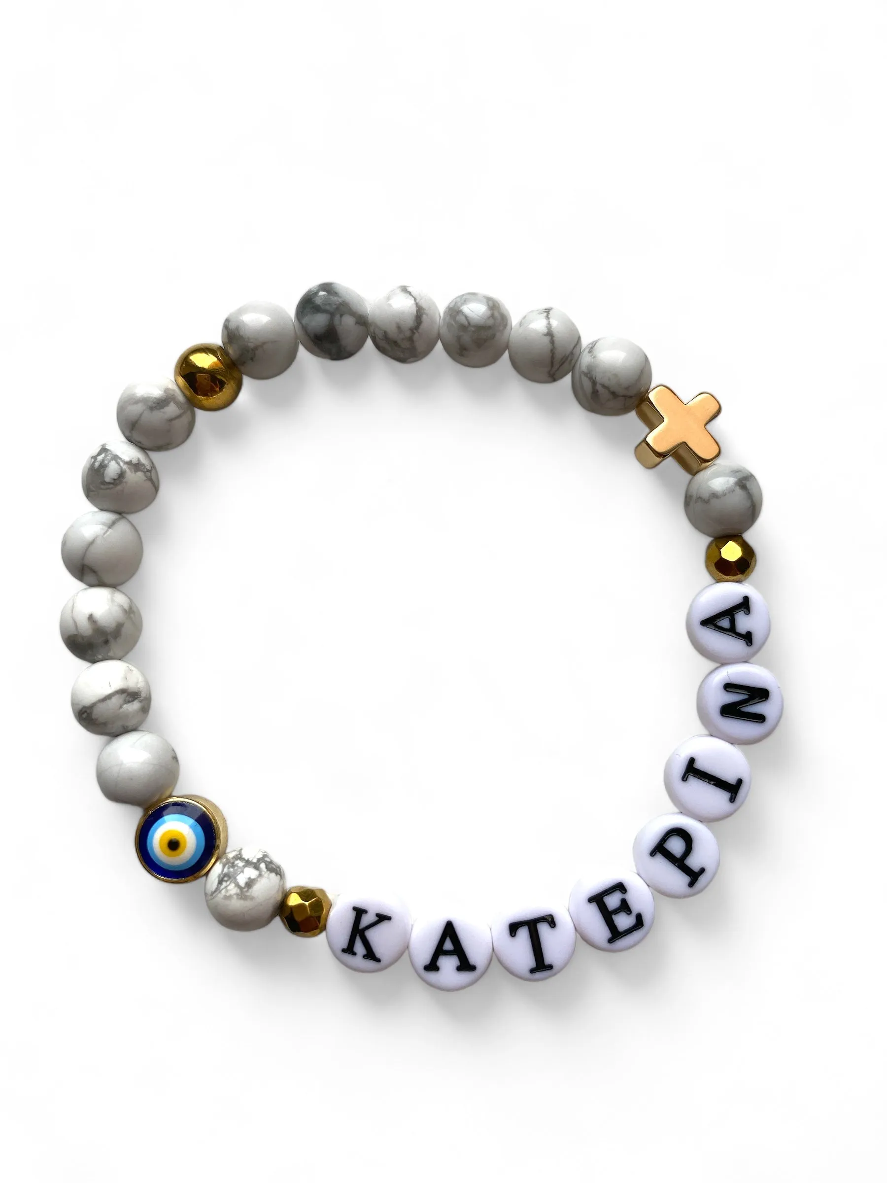 Logos, Custom Two Charms Bracelet