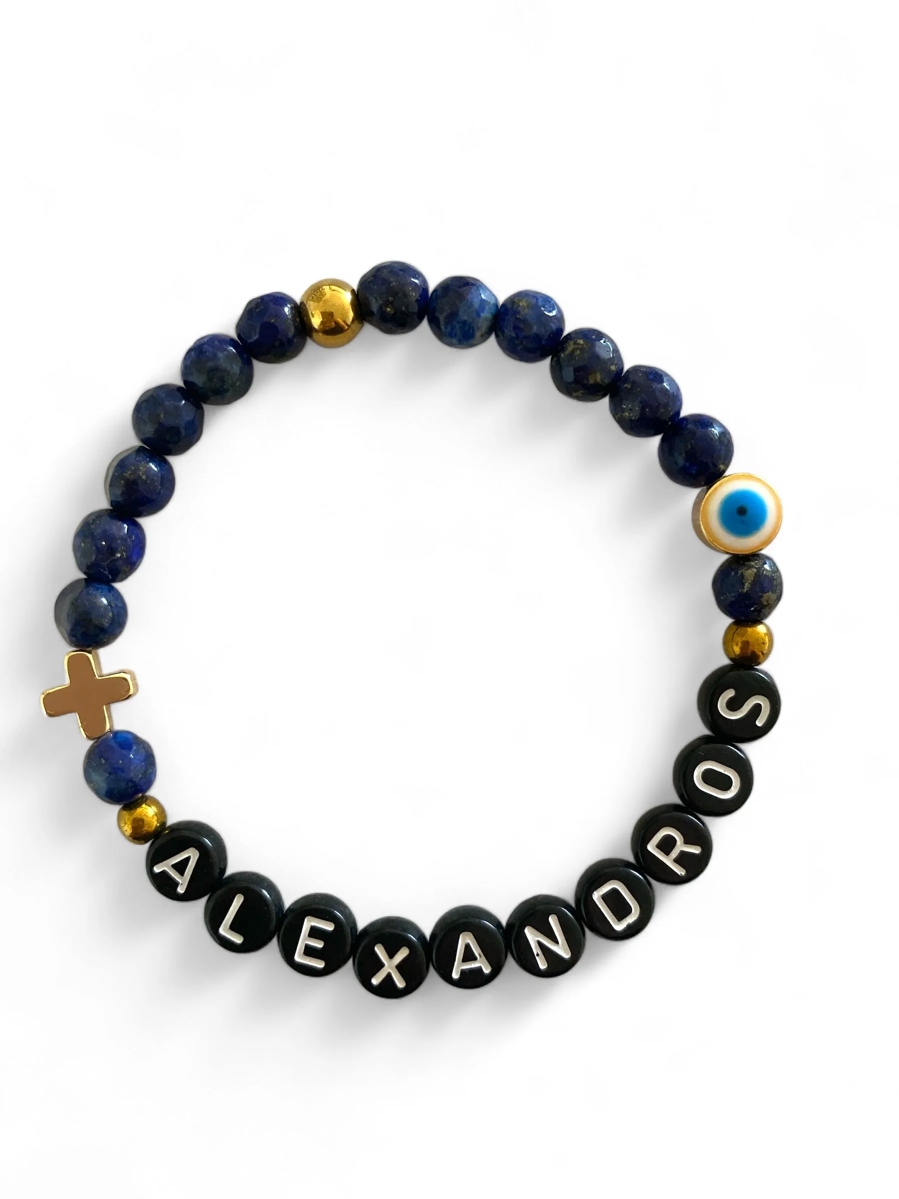 Logos, Custom Two Charms Bracelet