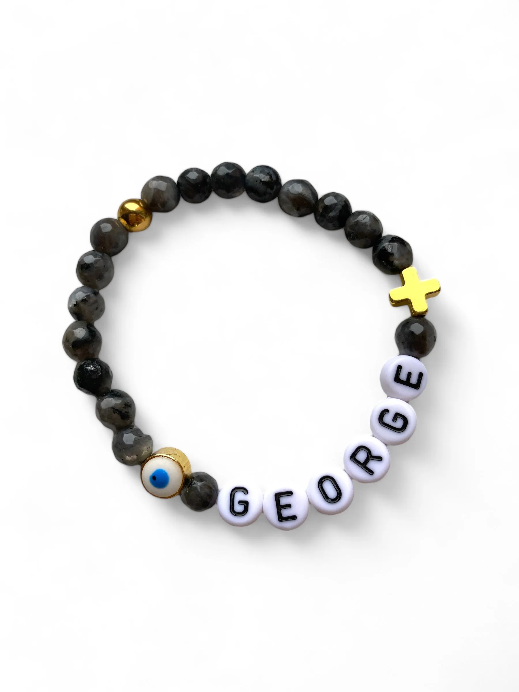 Logos, Custom Two Charms Bracelet