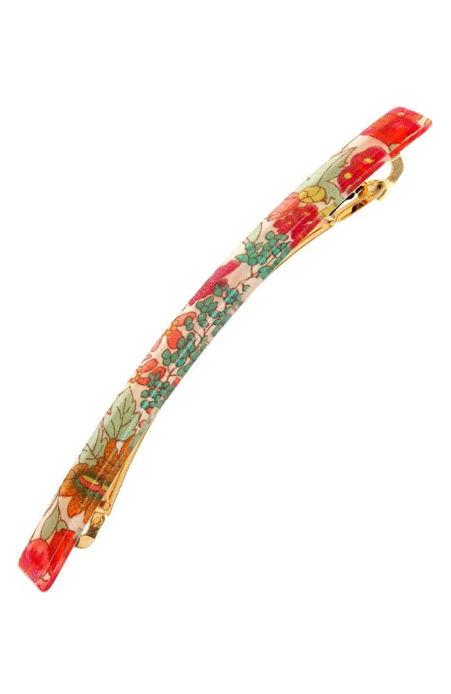 Long and Skinny Barrette - Floral Rhapsody