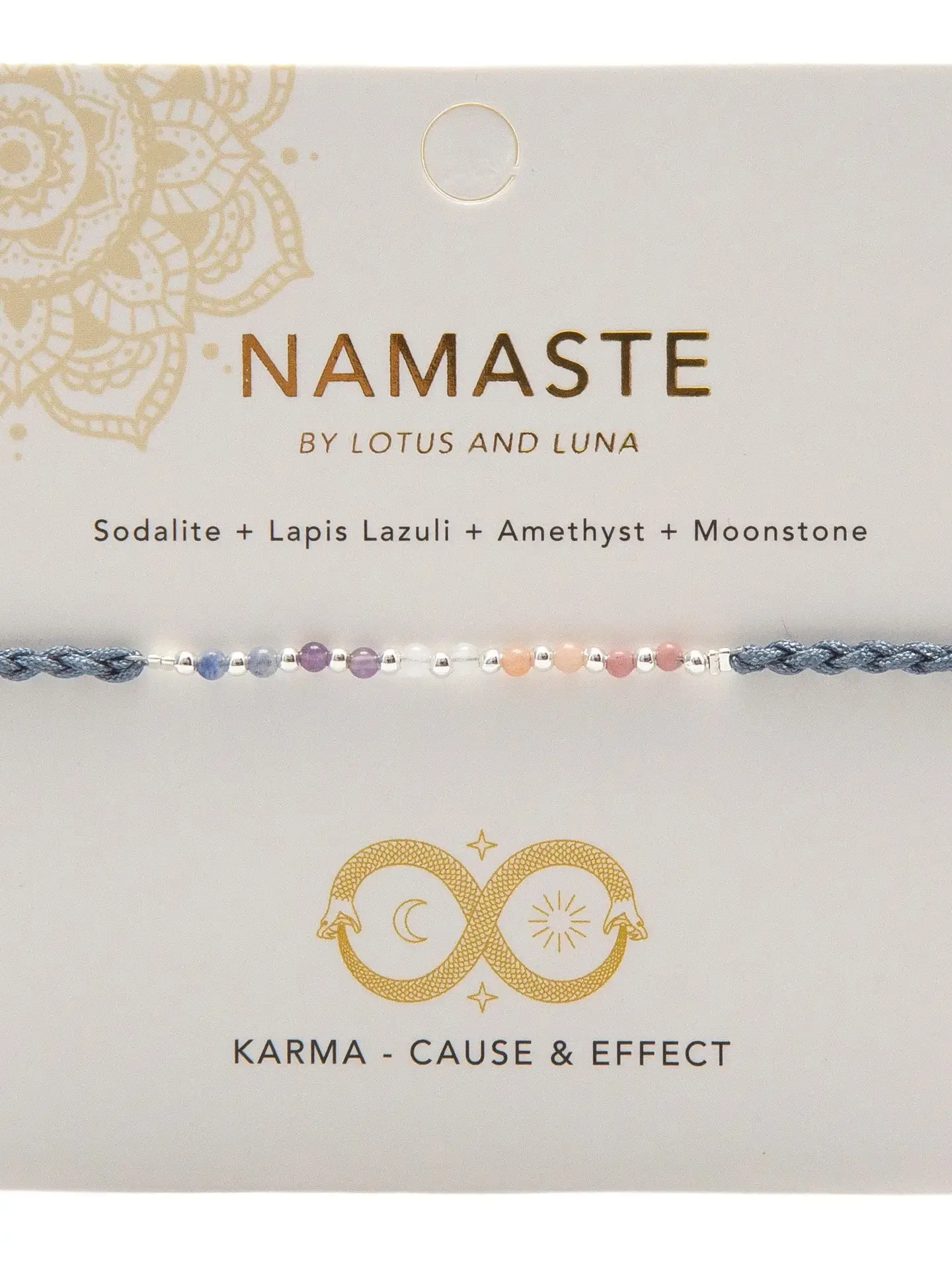 Lotus & Luna Karma Namaste Bracelet