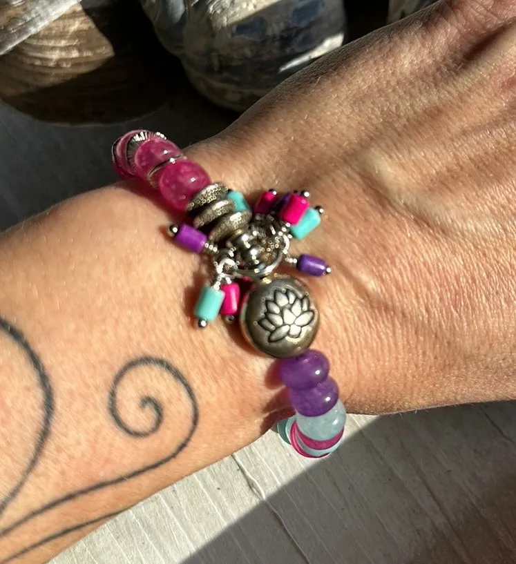 Lotus 🪷 flower bracelet