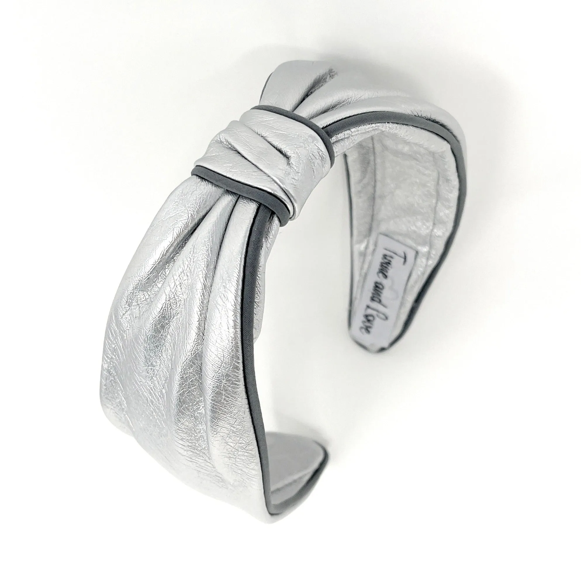 Lux Silver Metallic Headband