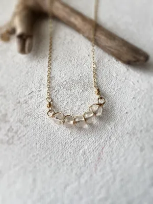 Maeve Quartz Beaded Necklace