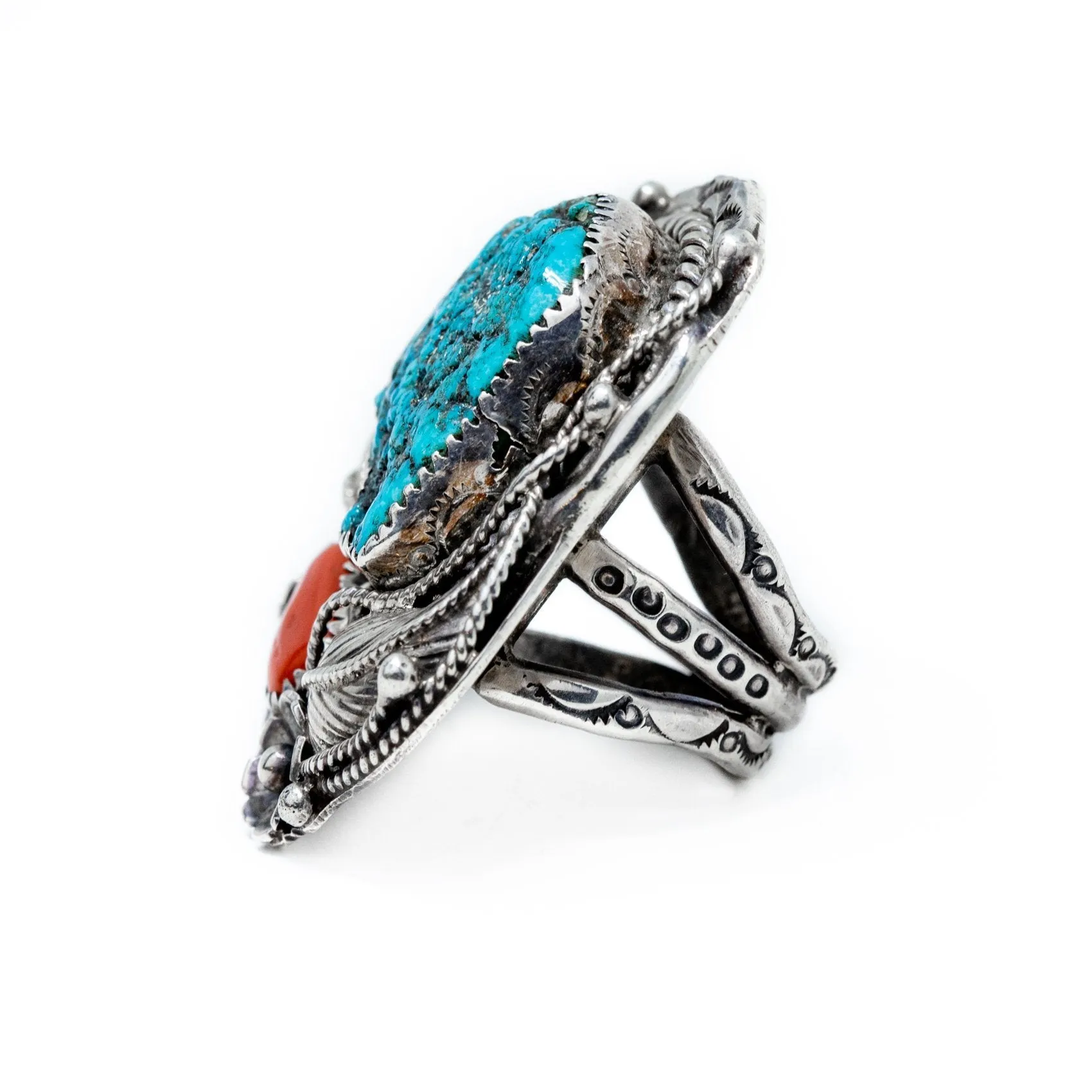 Massive 1970s Turquoise Ring